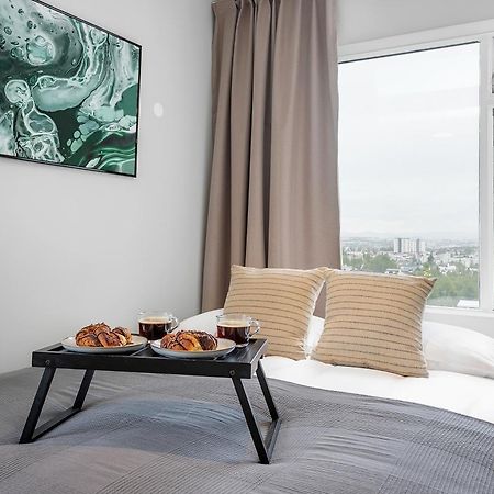 Charming Studio - Stunning Panorama View Reykjavik Bagian luar foto