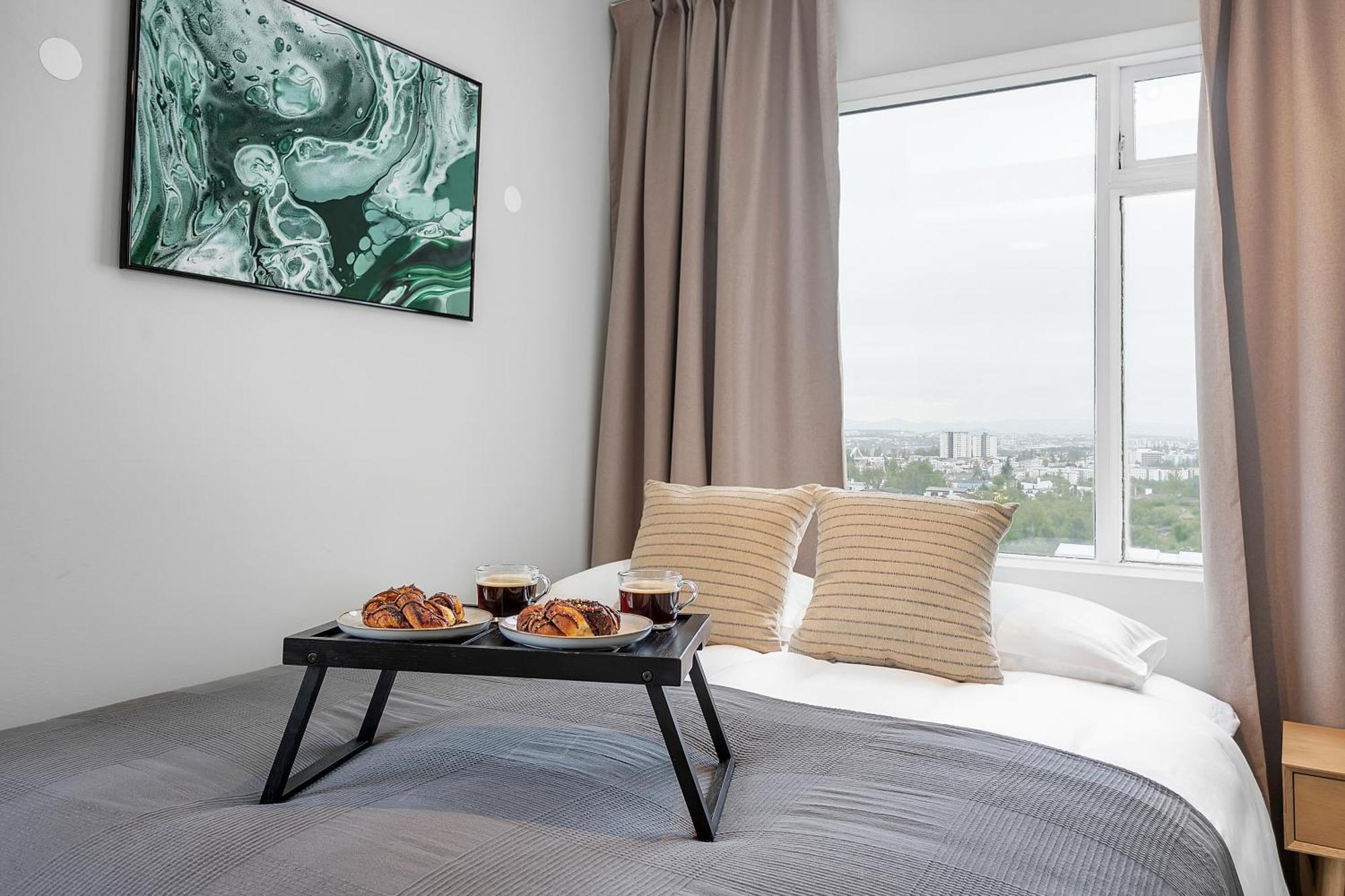 Charming Studio - Stunning Panorama View Reykjavik Bagian luar foto