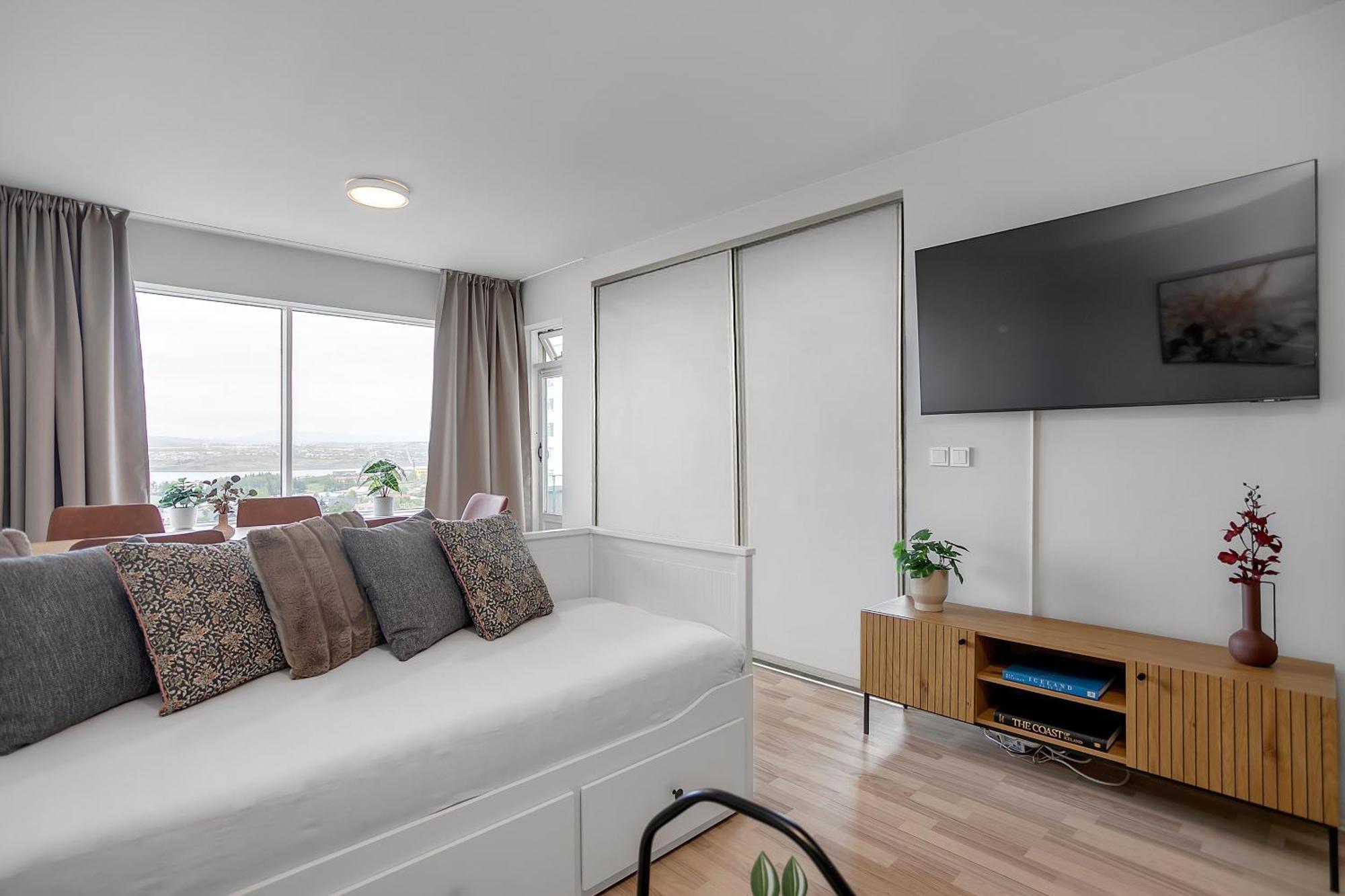 Charming Studio - Stunning Panorama View Reykjavik Bagian luar foto
